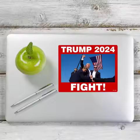 American President Sticker Vinyl Laptop Sticker Usa Candidate Laptop Sticker Waterproof Vinyl Decal 