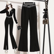 [ MONALIZA ] Women's Flared Pants Umi Cross-Waist Flared Pants