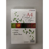 examination paper sheet A4 70gsm 450 helai per pack / ekonomi pack