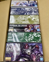 🦐雪梨紙玩具～Bandai 高達模型   MG FA-78 full armor gundam thunderbolt Ver Ka 雷霆 全武裝 四盾/  RG 1/144 RX-93 NU GUN