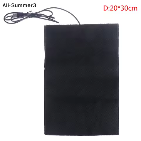 【A3】【Yb1】1Pc 2026 USB Warm Carbon Fiber Heated Pads 7 Size Heated Jacket Coat Vest Heating Pads