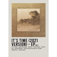【READY STOCK】Poster Cover Album It’s Time (2021 Version) - EP by Imagine Dragons for Room/Barber/Gif