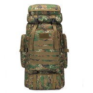 80L Oxford Cloth Outdoor Backpack Camouflage Hiking Tactical Backpack Hiking Bag Men's Camping Trave
