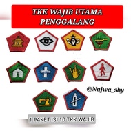 Bet / BADGE TKK MANDATORY MAIN ALANG (PRICE 1 PACKAGE = CONTAINS 10 MANDATORY TKK)