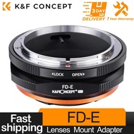 K&F Concept FD to Nex E Mount Lens Mount Adapter for Canon FD FL Mount Lens to E NEX Mount for Sony