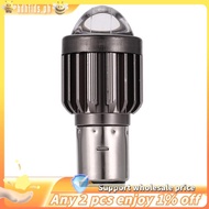 BA20D Motorcycle Mini LED Projector Bulbs Dual Colors Scooter E-Bikes