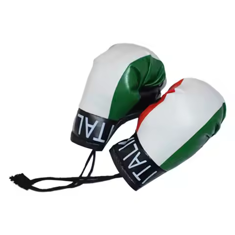 Boxing Gloves Pendant Boxing Pendant Sport Car Bag Ornament Charm Exquisite Boxing Gloves Fitness Or
