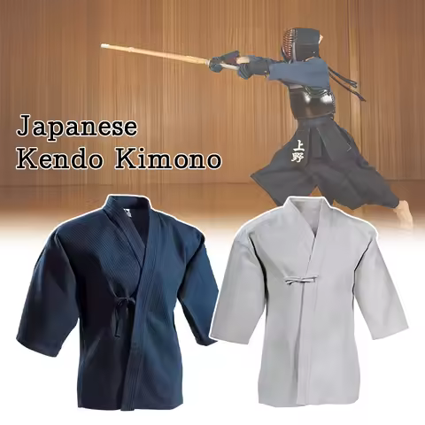 Japan Kendo Martial Arts Clothing Mens Women Japanese Samurai Traditional Kendo Aikido Uniform Hakam
