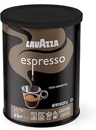 Lavazza Espresso Ground Coffee Blend, Medium Roast, 8 Ounce (Pack of 6)