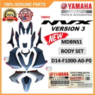 NVX155 V3 BODY SET W/GRAPHIC MDBNS1 D141 MAT DARK BLUISH GRAY SOLID [100% ORIGINAL YAMAHA] - D14-F10