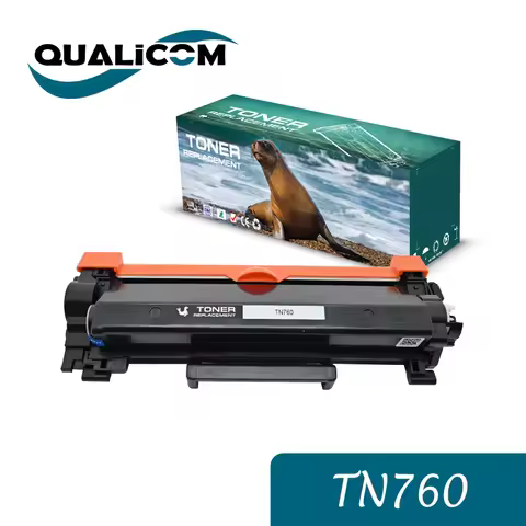 Qualicom Compatible Toner Cartridge for Brother TN760 TN-760 TN730 TN-730 for MFC-L2710DW DCP-L2550D
