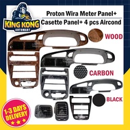 Proton WIRA Satria METER PANEL + RADIO PANEL BLACK (CARBON) (WOOD) Dashboard Meter Cluster Meter Pan