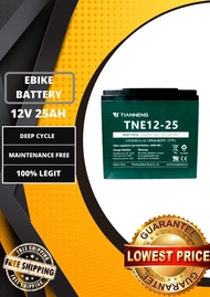 Ebike battery 12V 25AH Tianneng Brand