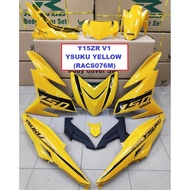 Cover Set Rapido Y15ZR V1 V2 Yamaha Ysuku Yellow Color Blue Accessories Motor Y15 Ysuku Yamaha Biru Kuning Warna