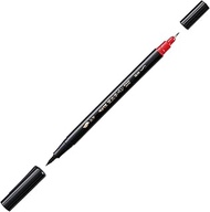 Pentel XSFW34A Brush Pen, Twin, Bold Point, Ultra Fine, Black, Product Size: W 0.5 x H 6.8 x D 0.5 i