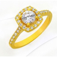 RG5010 Zhulian Gold Plated Ring Jewellery Cincin Zhulian Original
