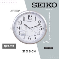 Seiko QXA637 Wall Clock ORIGINAL SEIKO 1 Year Warranty QUIET SWEEP