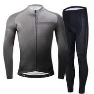 ♞,♘,♙Merida Gradient Long-Sleeved Cycling Jersey Suit Thin Spring Autumn Quick-Drying Road Bike Cycling Jersey Cycling