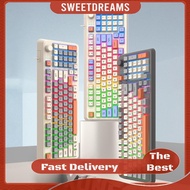 K82 Gaming Keyboard 94 Keys with Mouse Luminous Keyboard RGB Light Wired Keypad Hot-Swappable Keyboa