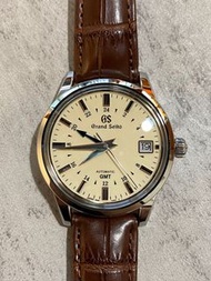 💜現貨💜SBGM221 GS 佐敦門市 全新 五年保養 GRAND SEIKO GMT Automatic sbgm221 SBGM-221 Ivory Dial gmt 皮錶帶 兩地時間 現金價 