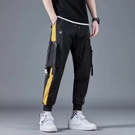 M-5XL Casual Pants Men Fashion Sports All Match Loose Plus Size Multi Pocket Cargo Pants Men