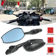 For YAMAHA XMAX250 XMAX300 XMAX400 1 Pair Motorcycle Adjustable Side Mirror Rearview Mirrors Large field of vision XMAX 250 300 400