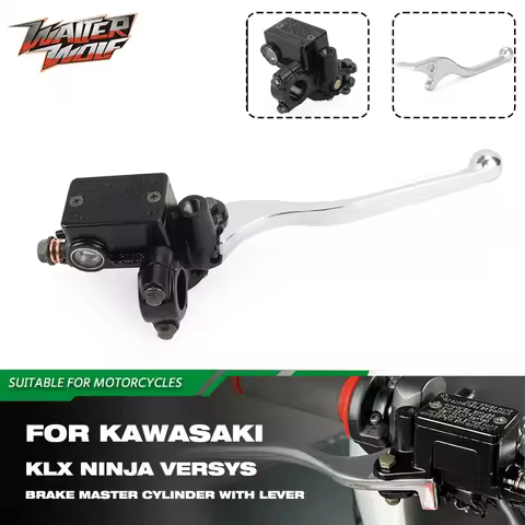 Brake Master Cylinder With Lever For Kawasaki Ninja BX125 EX250 BX250 EX400 BR125 Z250 ER250 Z250SL 