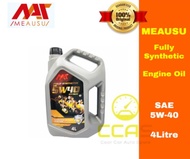 100% ORIGINAL ) MEAUSU PREMIUM ENGINE OIL 5W40 10W40 5W30 15W40 10W30 20W50 (4L) 10W30 (3L)