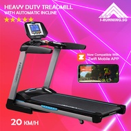 TM-1088 Foldable Electric Treadmill ★ Auto Incline Adjustment ★ Home Gym ★ Jogging ★ Running