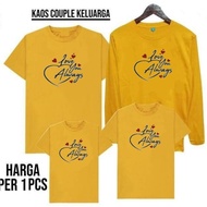 KATUN (UNIT PRICE) FAMILY CLOTHES FAMILY COUPLE LOVE YOU ALWAYS LONG AND SHORT SLEEVES UK.S-XXL FAMI