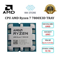 AMD Ryzen 7 7800x3D Tray CPU, 8 Cores 16 Threads, New 36T Warranty