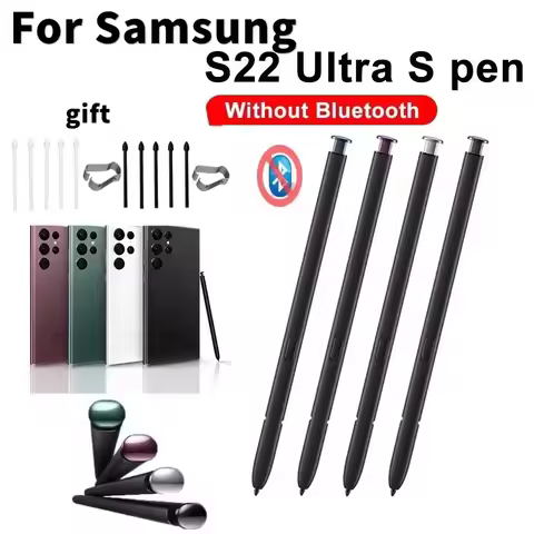 For Samsung Galaxy S22 Ultra 5G S Pen Replacement Stylus Touch Pen Without Bluetooth-compatible