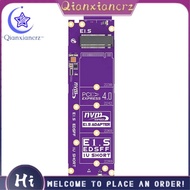 PCIe 4.0 X4(64Gbps) M. 2 NVMe to E1. S Adapter 2230-2280 SSD EDSFF E1. S Converter with Hot Swap,for