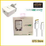 OPPO 65WATT SUPERVOOC Flash Charger  VOOC USB Cable 65WATT SUPERVOOC TYPE C (VOOC Charger Set) 65W