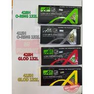 AJI RACING GLOD COLOUR CHAIN RANTAI 415H,428H,415 o-ring,428H o-ring