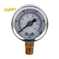 Ts-40-14 Bar 0-200 Psi 0-14 Bar Pressure Gauge 1/8 Male Npt Pressure Gauge Air Compressor Hydraulic Vacuum Gauge Manometer