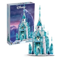 New Style Ready Stock Compatible Lego Frozen Princess Elsa Castle Disney Series Building Blocks Educational Assembling Girl Toy 3.9T