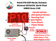 Panel Module Modul LED P10 Running Text DIP Merah Red Outdoor