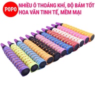 POPO GY104 badminton and tennis racket grips with many breathable, sweat-wicking cells