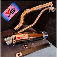 RED LEO RL Exhaust 32mm open for Y15 Lc135 Rs150 ex5 wave