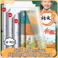 Self Adhesive Sticker Book Cover Pembalut Buku Sticker Frosted Diamond Emboss Clear Transparent Book