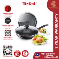 Tefal Cook & Clean 20cm/24cm/26cm/28cm/30cm Wokpan Frypan Cookware Periuk Pot Pan Wok Kuali