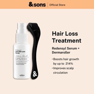 andSons Hair Loss & Hair Growth Treatment Set (3% Redensyl Serum 60ml + Derma Roller)