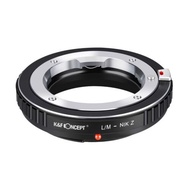 K&F Concept adapter for Leica M mount lens to Nikon Z mount Camera Z6 Z7