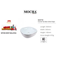 {FREE SHIPPING} Mocha Italy - Counter Top Metallic Ceramic Basin (Toilet Sink) (MAB7760) Wall Hung B