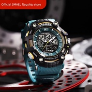 watch jam tangan lelaki SMAEL SMAEL Watch Men's Trendy Outdoor Sports Waterproof Alarm Clock Luminou