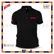 Premium Polo Compaq Laptop Desktop Electronic LED LCD Hewlett-Packard Baju T-Shirt Lelaki Design Log