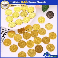 【SOYACAR】20pcs Halloween Plastic Pirate Coins Fake Gold Coin Treasure Coins Game Toy Kids