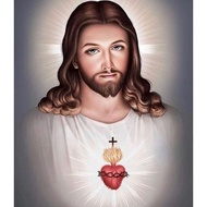 DIY 5D Jesus Christianity Diamond Embroidery,Round Diamond Full Diamond painting cross stitch，bead painting