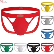 【CAMILLES】Sexy Mens Panties Breathable Sexy Double Thong Youth Fashion Brief Lingerie【Mensfashion】